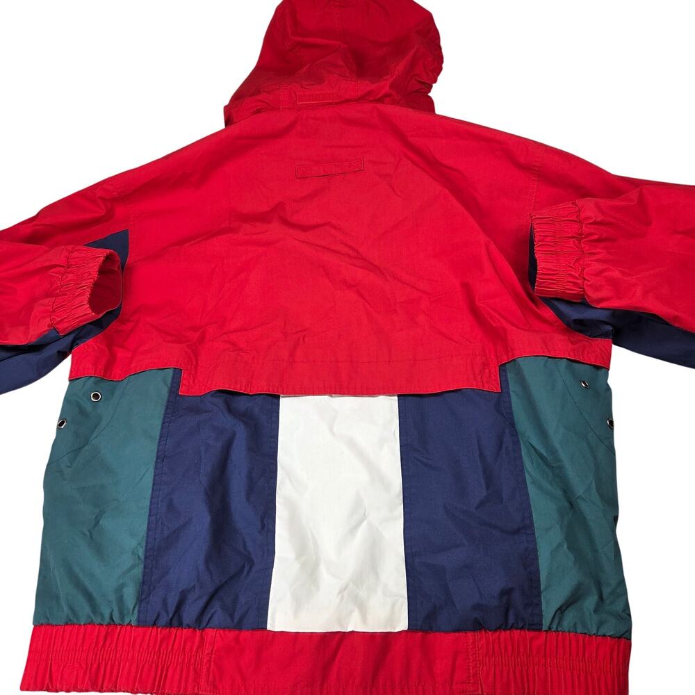London Fog FOG Vintage Sailing Jacket Windbreaker Hooded Korea Mens M - Picture 2 of 16
